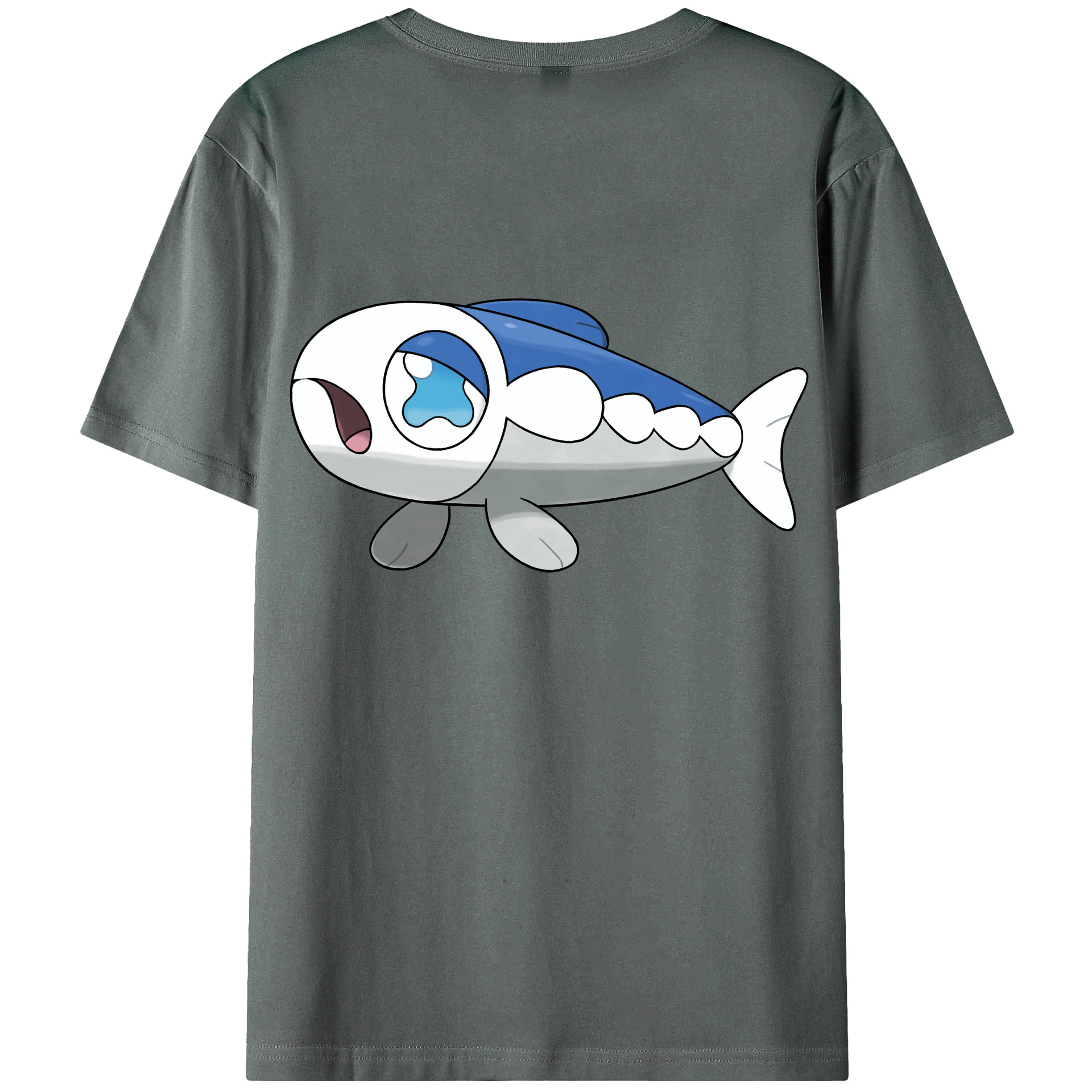 （画像用） ポケットモンスター Pokémon 綿100％ メンズ半袖Tシャツ（バックプリント） 通気性